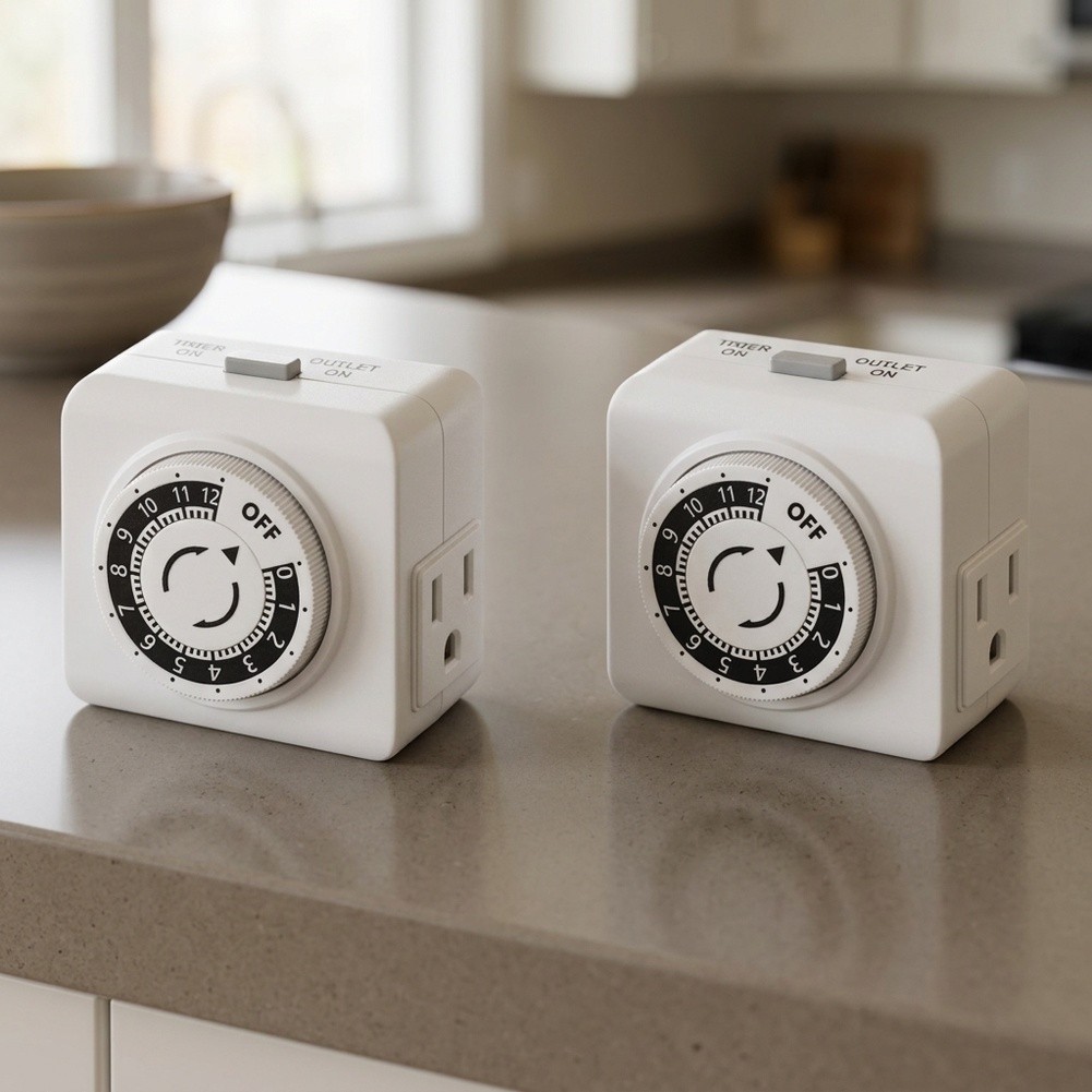 2 Pack 24 Hour Indoor Mechanic - đánh giá và giá Timer Dual Outlet
