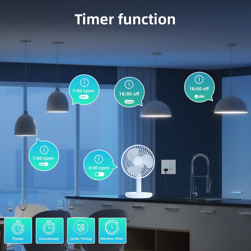 Ổ cắm thông minh MOES Tuya WiF - đánh giá và giá Timer Dual Outlet
